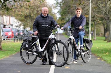 Cllr Ernest Gibson with Cllr Adam Ellison, Lead Member for Children, Young People and Families