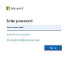 Teams guidance - Password